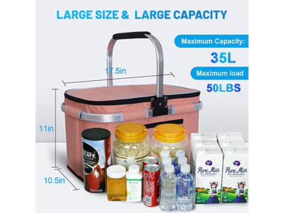 Cestino da Picnic con Cinghie in Pelle Cestino per Colazione Cestini Antichi in Vendita