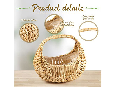 Cestino da Picnic Africano Fiore per Basquet all'Ingrosso Set in Trucioli di Legno The Range