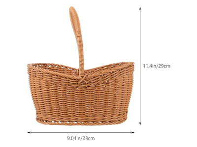 Cestino da Picnic Importazione ed Esportazione Confezione a Strisce Raffreddatore con Coperchio in Legno