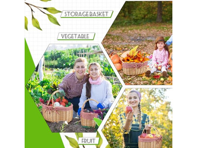 Set da Picnic per 2 con Tavolo Cestino Pieghevole con Coperchio Scatola in Vimini Intrecciato Piatto