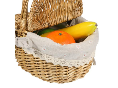 Set da Picnic per Due Persone con Tavolo Cestino Personalizzato per Isolamento Birra